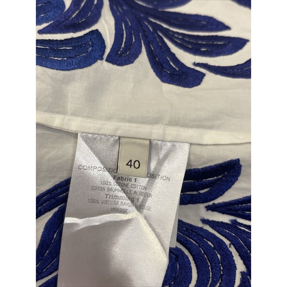 Stella McCartney Embroidered Blouse RTW 2012 Sz IT 40 Country Chic - Picture 13 of 15